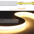 EU/US Power Plug Motion Sensor LED Neon Light Set 24V Human Body Induction Bedroom Aisle Night Lighting 1/2/3/4/5M COB Lamp Luz. 