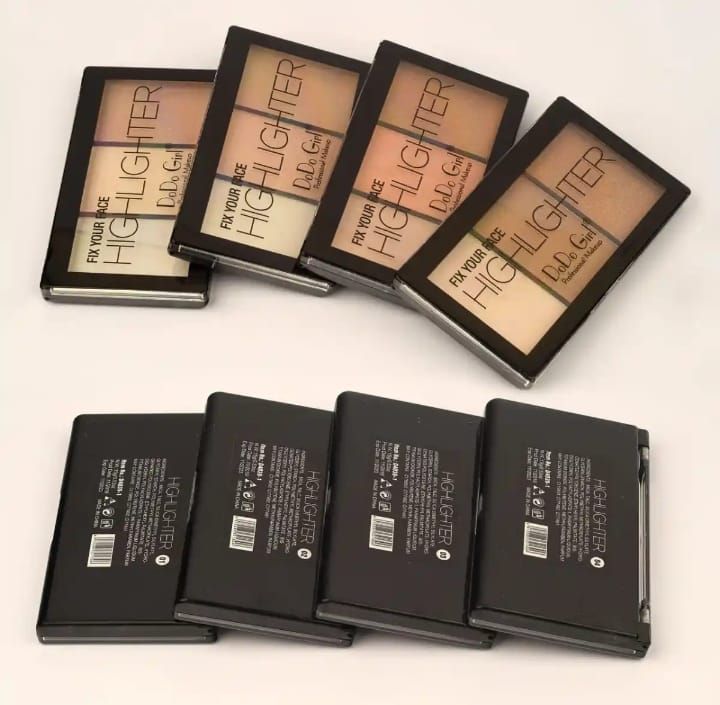 DoDo Girl Professional Makeup 02 Highlighter Shades | Daraz.pk