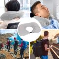 1pc Travel Pillows Airplanes Inflatable Super Light Portable Neck Pillow U-Shape Automatic Inflatable Cervical Vertebr Pillow.