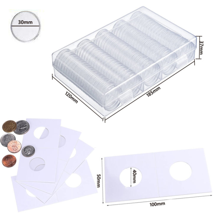 10-100pcs%2021/23/25--45mm%20Coinning%20Capsules%20Storage%20Box%20Clear%20Plastic%20Coinning%20Cases%20Holders%20Protector%20Coinning%20Capsules%20Storage%20-%20Image%205