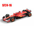 Burago 1:43 2024 Scuderia Ferrari SF24#16 Leclerc #55 Sainz F1 Model Formula Car Static Simulation Diecast Collection Gift. 