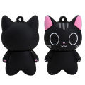 USB Flash Drive 64GB Pen Drive 128GB Cute black kitten Memory Stick 2.0 Cartoon puppy Pen Drive 32GB USB Stick 64GB Girls . 