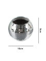 1pc Round Glass Vase Living Room Ornament Shop Atmosphere Decoration Room Pendant Crafts,.
