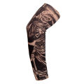 Summer Outdoor Riding Flower Arm Tattoo Sleeve Sports Travel Fishing Sunscreen Tattoo Sleeve Arm Guard. 