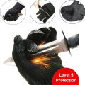 1 Pair Cutproof Protective Gloves Stainless Steel Wire Cut Resistant Bird Training Anti-Bite Work Safety Gloves Level 5 HPPE. 