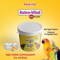Petslife Extra-Vital Pro Health Egg Food Supplement For All Birds | (Repacked) | Breeding | Bird Egg Food Healthy Pellets| Dry. 