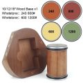 10/12/15/18/20/22° Rolling Knife Sharpener Wood Base Kitchen Grinding System Diamond Stone 240/1000# Professional Sharpeners. 