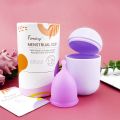 Feminy - Menstrual Cup - Reusable, Soft, Medical-Grade Silicone Period Cups - Easy to Clean Tampon and Pad Alternative. 