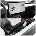 For Tesla Model YL 2026 Silicone Central Control Screen Frame Display Edge Protector Cover Phone Anti-Slip Wireless Charging Pad.
