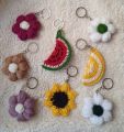 Customized Crochet Keychains. 