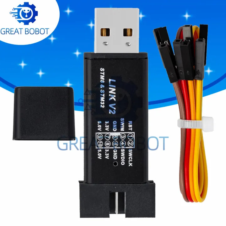 1PCS 1Set ST LINK Stlink ST-Link V2 Mini STM8 STM32 Simulator Download ...