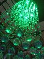 Chandelier For double Height Crystal 2×2 plait Size 7.5 feet height RGB Led. 