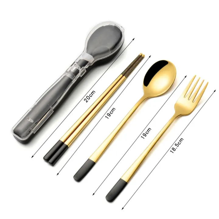 3pcs%20Stainless%20Steel%20Dinnerware%20Set%20Flatware%20Camping%20Travel%20Sets%20Chopsticks%20Fork%20Spoon%20Cutlery%20Case%20Tableware%20Kitchen%20Tool%20-%20Image%207