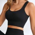 Thread Shock-proof Yoga Vest Lulu All-in-one Fitness Sports Bra with Chest Pad Underwear Women. 
