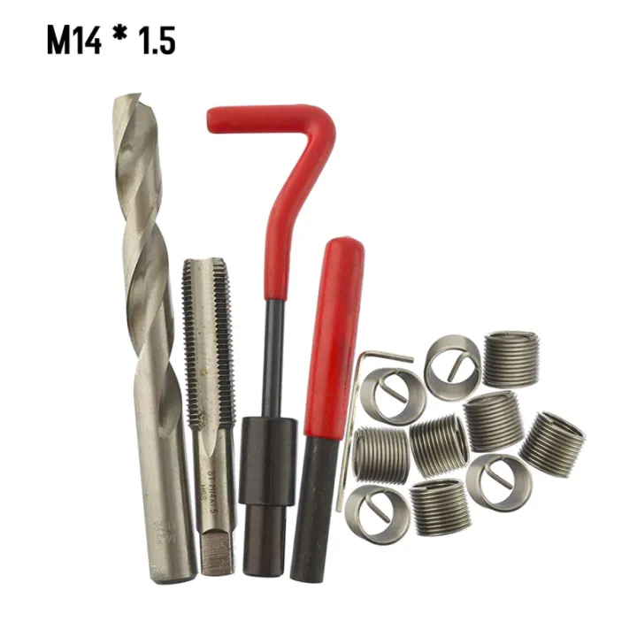 15pcs/20pcs/30pcs%20Metric%20Thread%20Repair%20Insert%20Kit%20M5%20M6%20M8%20M10%20M12%20M14%20Helicoil%20Car%20Pro%20Coil%20Tool%20Car%20Thread%20Repair%20Tool%20Kits%20-%20Image%203