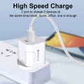 USB Fast Charging PD 25W Wall Fast Charger For iPhone EU/US/UK Plug.