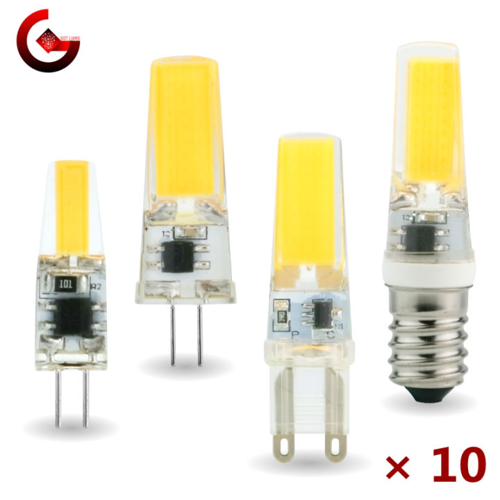 G4 LED Bulbs 12V Dimmable – 3W/6W/8W Options, Replace Halogen, 2835 SMD (10 Pack)