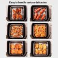 Round Square Cooking Rack With Foot Thicken Air Fryer Rack 304 Stainless Steel BBQ Net Home Kitchen Oven Steamer Cooker.