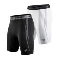 Black Compression Shorts Men Spandex Sport Shorts Athletic Workout Running Performance Baselayer Underwear. 