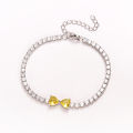 High Quality Bow Tennis Bracelet For Women Sparkling Luxury Crystal Cubic Zirconia Bracelet, Women's Jewelry. 