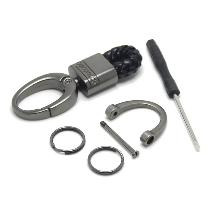 Metal%20Keychain%20Creative%20New%20Woven%20Rope%20Car%20Key%20Key%20Chain%20Key%20Ring%20Martin%20Buckle%20Small%20Gift%20-%20Image%202