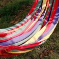 Single Wide Thick Canvas Hammock Outdoor Camping Backpackaging Leisure Swing Portable Hanging Bed Sleeping Swing Hammock. 