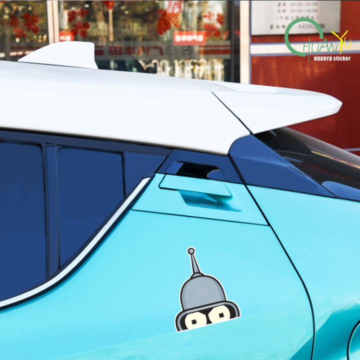 Bender-Face-Futurama's%20Sticker%20Cartoon%20Vinyl%20for%20Cars%20Trucks%20Laptops%20-%20Image%204