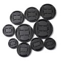 High-quality 40.5mm 49mm 52mm 55mm 58mm 62mm 67mm 72mm 77mm 82mm Center Pinch Snap-on Cap Cover Camera Lens. 