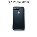 Huawei Y7 Prime 2018 Back Cover Soft Puffer Down Jacket Camera Protection Phone Case. 