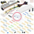 DIY Project Starter Kit For Arduino UNO R3 Kit Electronic DIY Kit Electronic Component Set With Box 830 Tie-points Breadboard. 