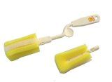 Sponge nipple brush with replacement head