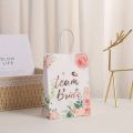 5Pcs Bride Tribe Team Bride Paper Gift Bag Bride To Be Wedding Party Bride Shower Hen Party Decoration Supplies. 