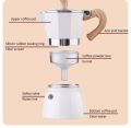 300ml Expresso Wooden Handle Moka Pot Food Graded Aluminium Alloy. 