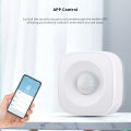 IHSENO Tuya ZigBee/WiFi PIR Motion Sensor Wireless Infrared Detector Security Burglar Alarm Smart Life APP Control Compatible. 