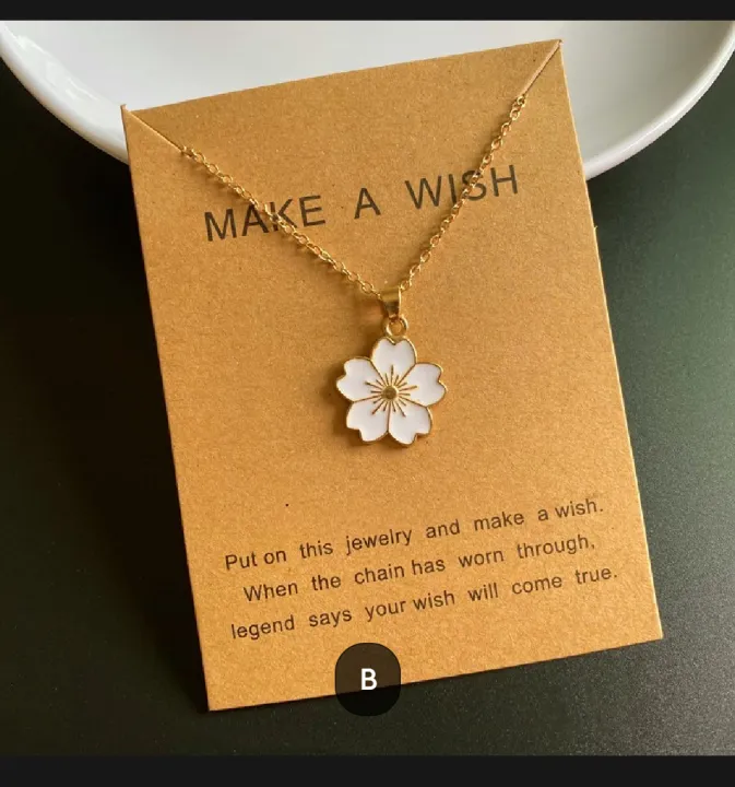 5%20Pcs%20New%20Trendy%20Korean%20Sakura%20Flower%20Design%20Pendant%20Necklace%20,%20Colorful%205%20Pcs%20,%20Pink%20,%20Blue%20,%20Red%20,%20Black%20,%20White%20Color%20Flower%20Pendant%20Gift%20For%20Girls%20/%20women's%20and%20Besties%20%20Trendy%20Lockets%20High%20Quality%20%20charms%20%20NON%20FADED%20%20Charm%20and%20Chain%20Quality%20-%20Image%203
