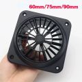 60/75/90mm Black Car Air Conditioner Outlet For Webasto Eberspacher Heater Air Vent Outlet with Fan Air Conditioning Vent.
