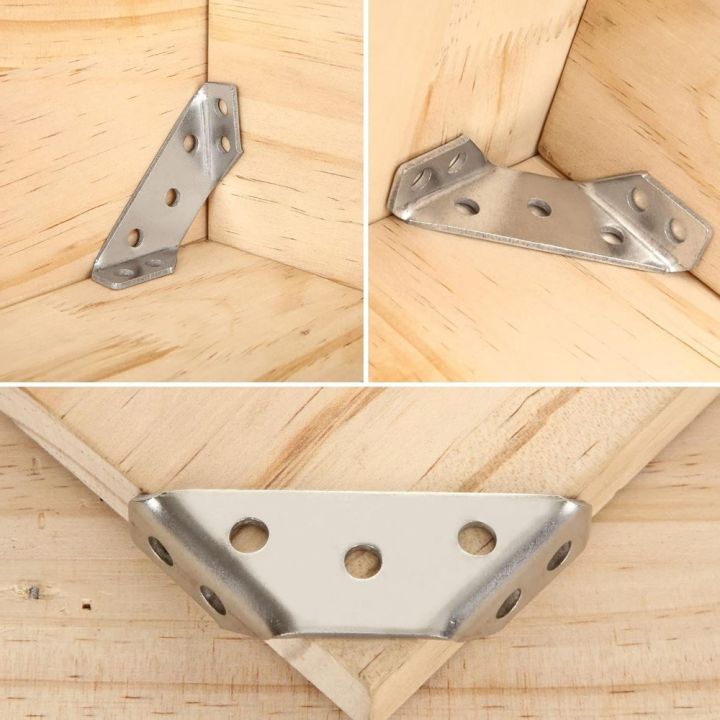 100Pc-12Pc%20Stainless%20Steel%20Angle%20Bracket%20Universal%20Furniture%20Right%20Angle%20Fixed%20Bracket%20Cabinet%20Trapezoidal%20Layer%20Board%20Connector%20-%20Image%205