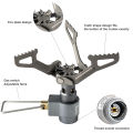 BRS Outdoor Gas Stove Mini Titanium Camping Gas Burner 25g Ultralight Cooking Stove Survival Furnace Picnic Gas Cooker BRS-3000T. 