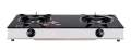 Infrared Gas Cooker Glass Top Double Burner. 