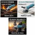 INANI 1100Watt Angle Grinder 4inch (100mm). 