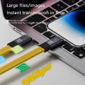 NNBILI PD 100W Short USB C to USB C Cable Fast Charging 5A USB C Cord USB3.2 20Gbps Data Transfer 8K@60Hz Flat Data Charge Cable. 