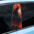1PC JDM Samurai Car Stickers Auto B Pillar C Pillar Waterproof Decoration Cover Scratch DIY Doors Pillar Sunscreen Vinyl Decals. 