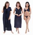 4 Part Best Quality Indian Night Dress for Women - Comfortable and Sexy Nighty.