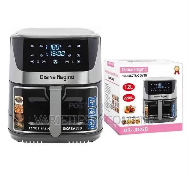 New Imported (Disine Regina) Air Fryer  12Liter And 10Liter Original Best Quality DR- JD02A