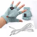 Electric Heated Gloves Hand Warmers Mittens Heater Rechargeable USB Reusable Winter Warm Heating Laptop for Sports Skiing Gloves. 