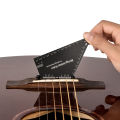Stainless Steel Guitar Strings Action Height Ruler Guitar Leveling 2 In 1 Luthier Tool For Guitar Ukulele Bass. 
