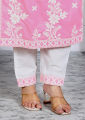 Pure Cotton Lucknowi Suit with Beautiful Work on Salwar Kameez Kurti. 
