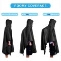 Waterproof Rain Poncho Lightweight Hooded Rain Coat Picnic Mat Blanket Sun Shelter for Outdoor Camping Hiking Cycling Climbing. 