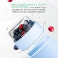 Coninx Cereal cup to go, lunch box, breakfast box, yoghurt cup to go, cereal cup BPA-free, suitable for dishwasher, practical cereal cup for children and adults, 640 ml capacity.. 