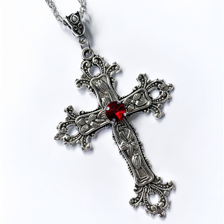 Y2K%20Punk%20Crystal%20Big%20Cross%20Pendant%20Necklaces%20for%20Women%20Men%20Gothic%20Irregular%20Cross%20Clavicle%20Chain%20Necklaces%20Aesthetic%20Jewelry%20-%20Image%205